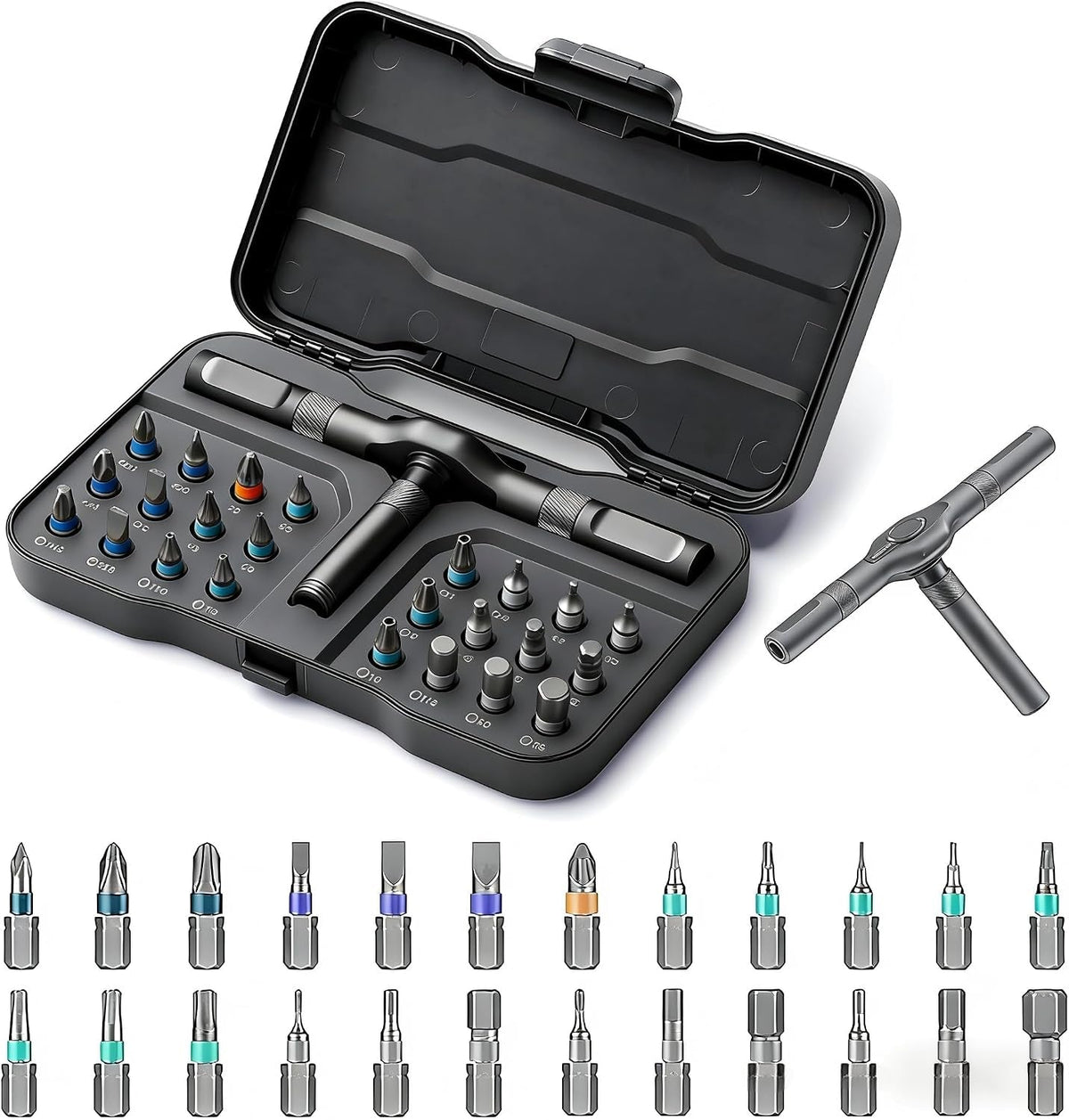 iMartFun™ Magnetic Ratchet Screwdriver Set