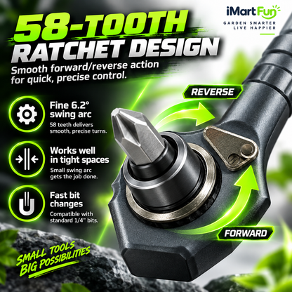 iMartFun™ Magnetic Ratchet Screwdriver Set