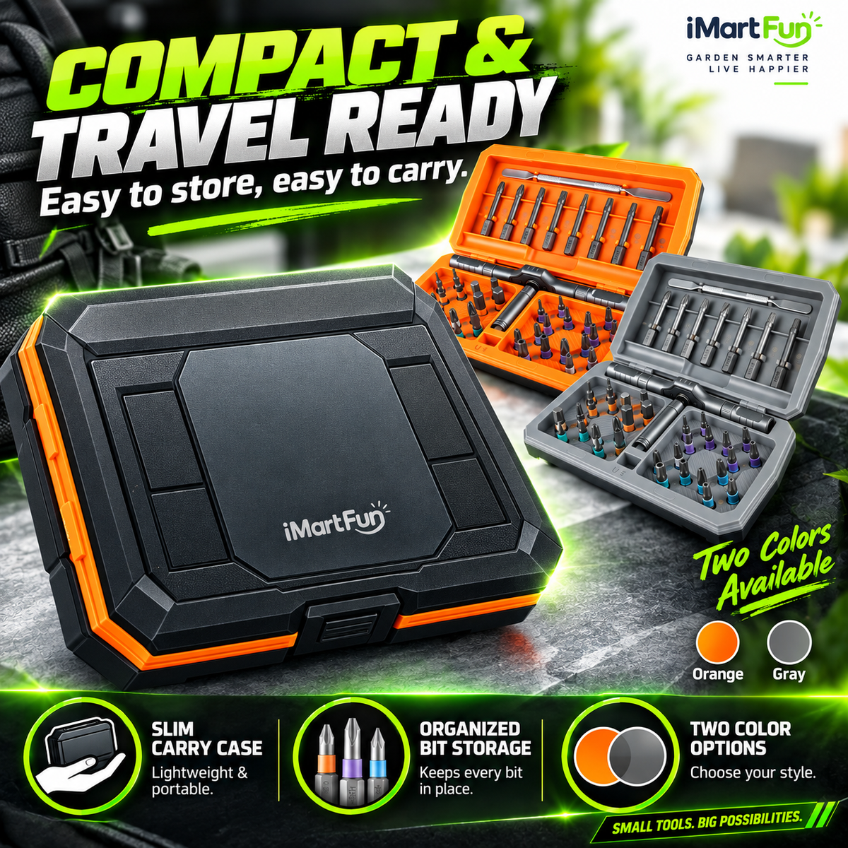 iMartFun™ Magnetic Ratchet Screwdriver Set
