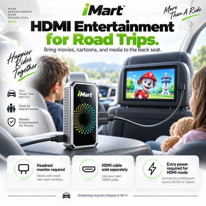 Wireless CarPlay AI Box – Netflix, YouTube & TikTok