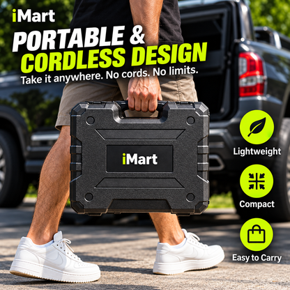 Cordless High Pressure Washer – Portable Power Washer with Battery & Foam Cannon