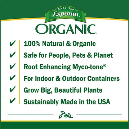 Espoma AP8 8QT Organic Pot Mix