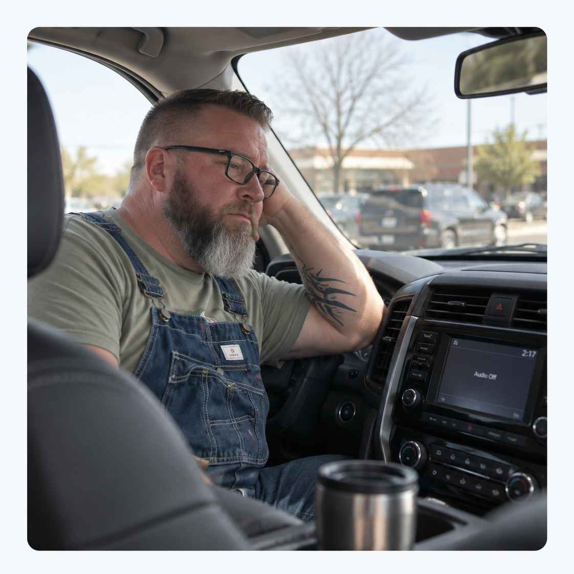 Waiting in the car